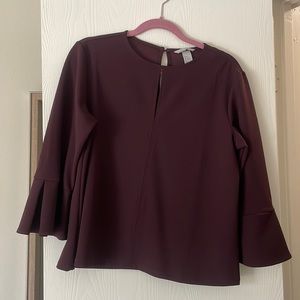 H&M Plum business top